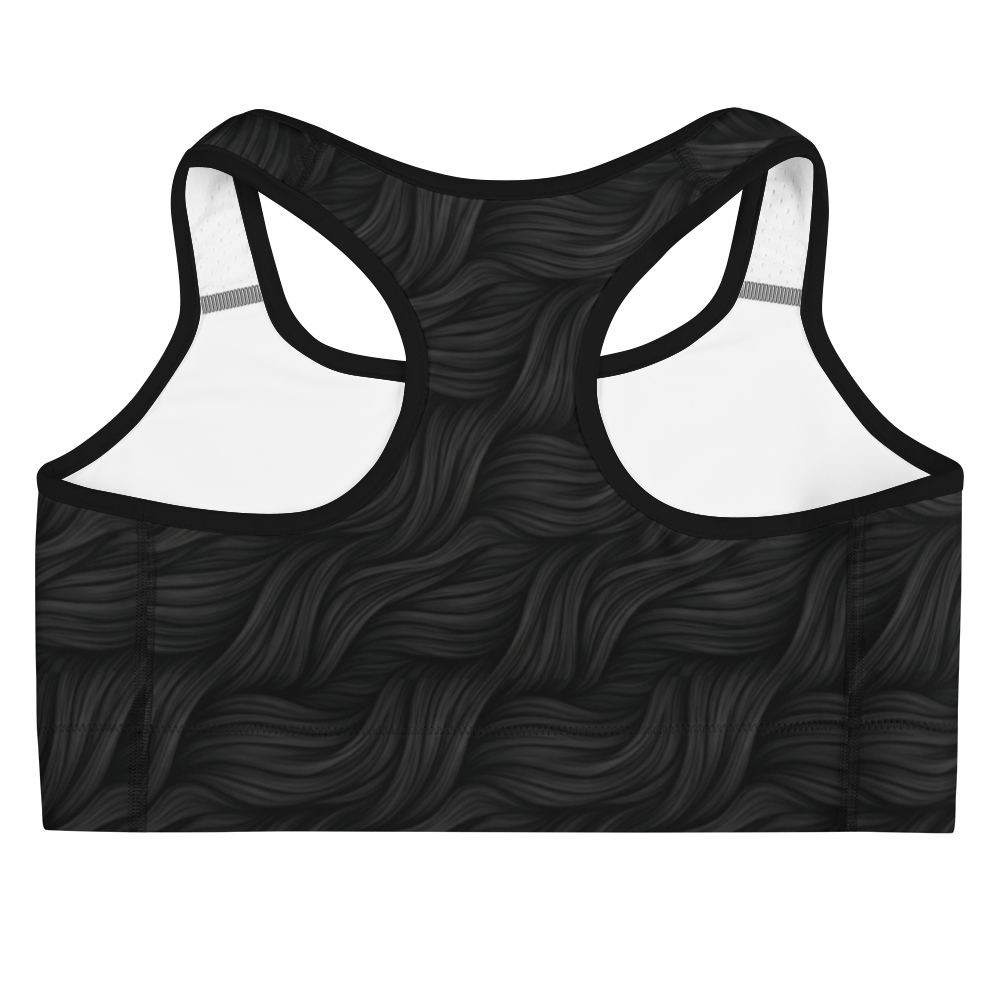 Midnight Grid Sports Bra & Leggins