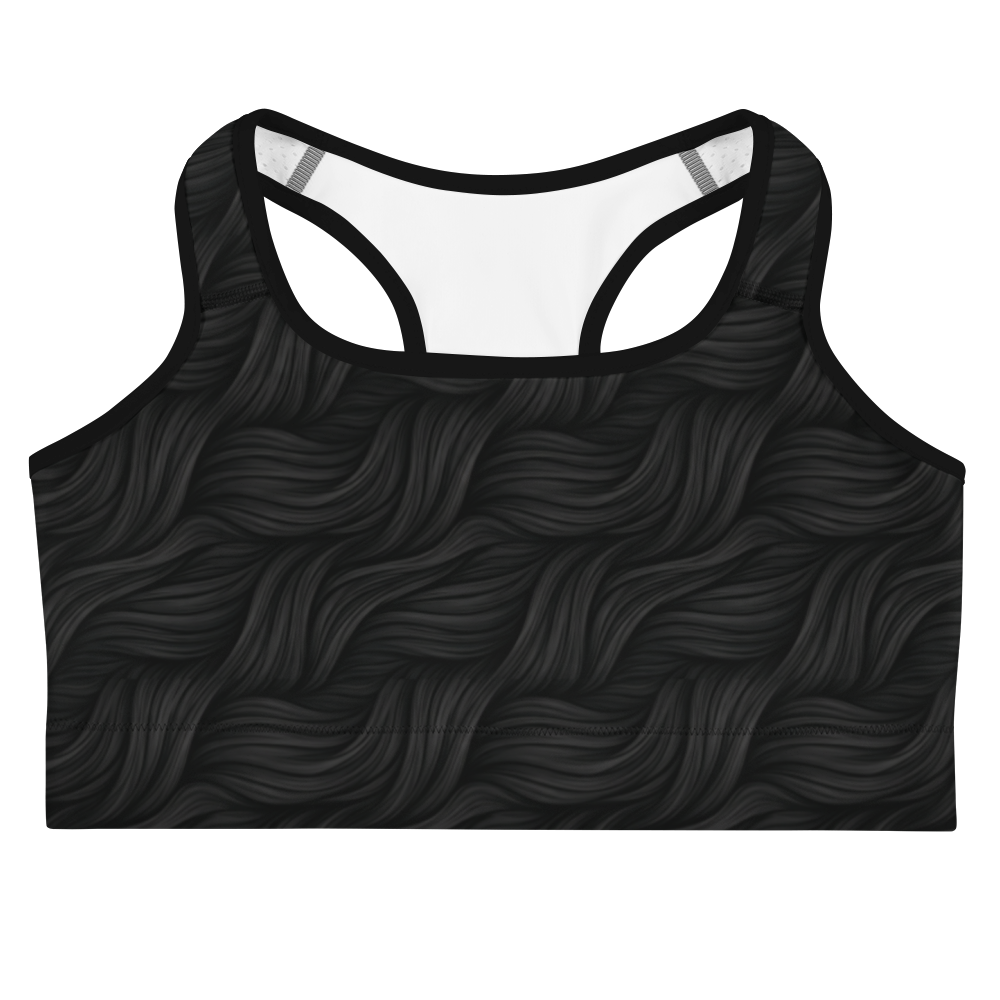 Midnight Grid Sports Bra & Leggins